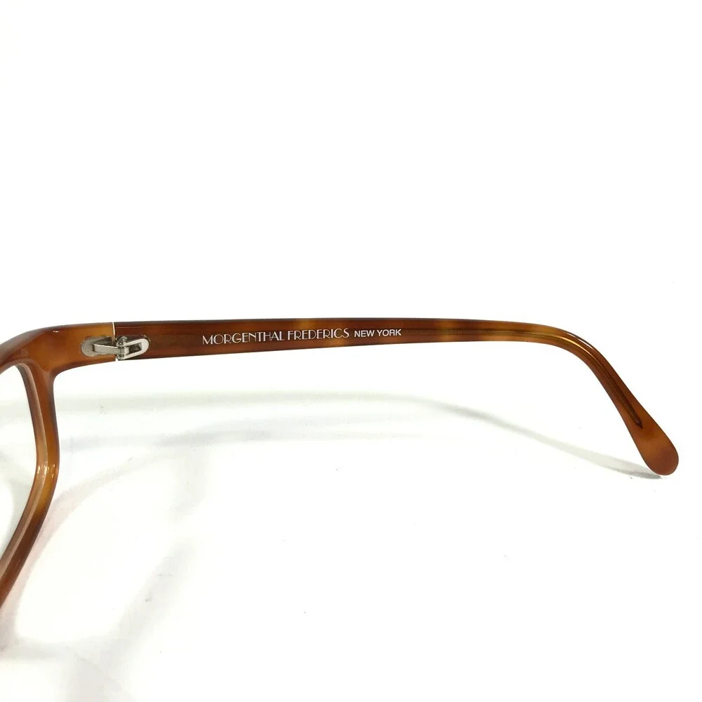 Morgenthal Frederics Eyeglasses Frames 404 342 Brown Rectangular 52-18-130